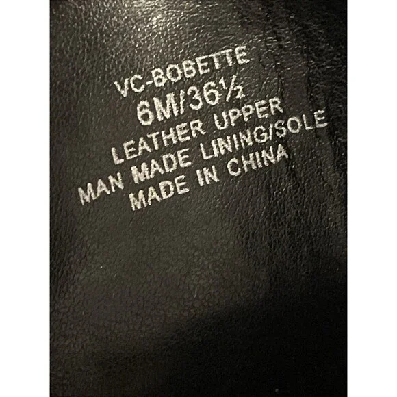 Vince Camuto, Bobette Black Studded Boots. (6M) - Picture 12 of 16